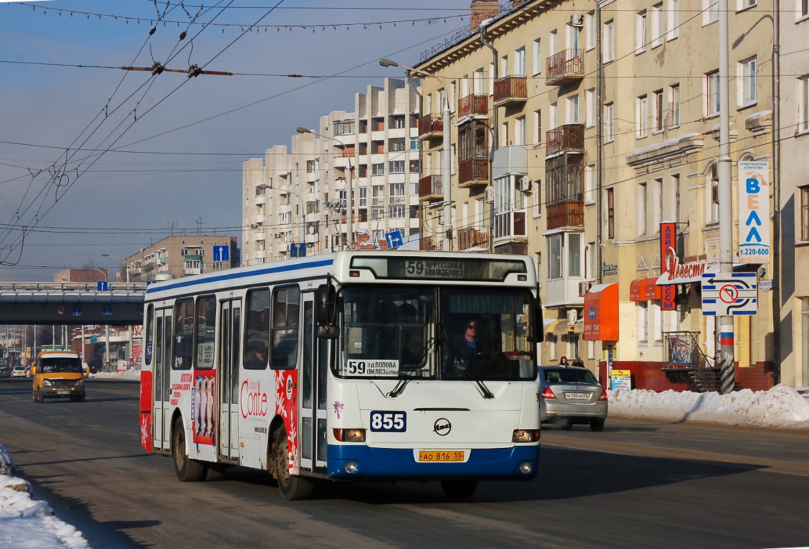 Омская область, ЛиАЗ-5256.45 № 855