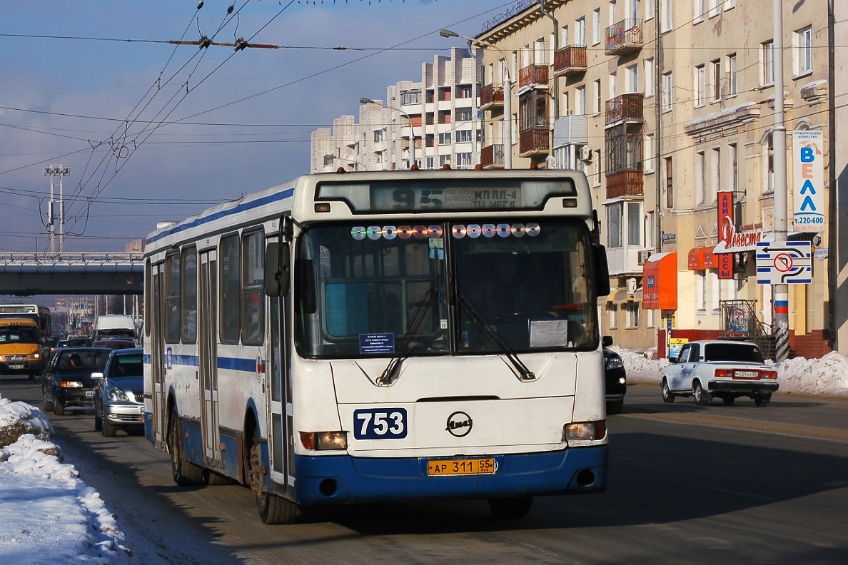 Omsk region, LiAZ-5256.45 č. 753