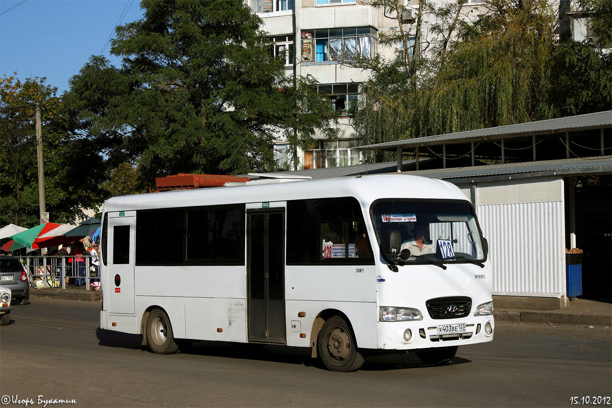 Краснодарский край, Hyundai County LWB (ТагАЗ) № Х 403 ВЕ 123