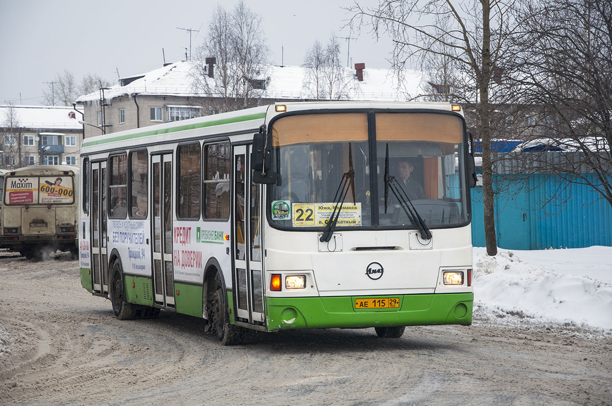 Архангельская область, ЛиАЗ-5256.36 № 115