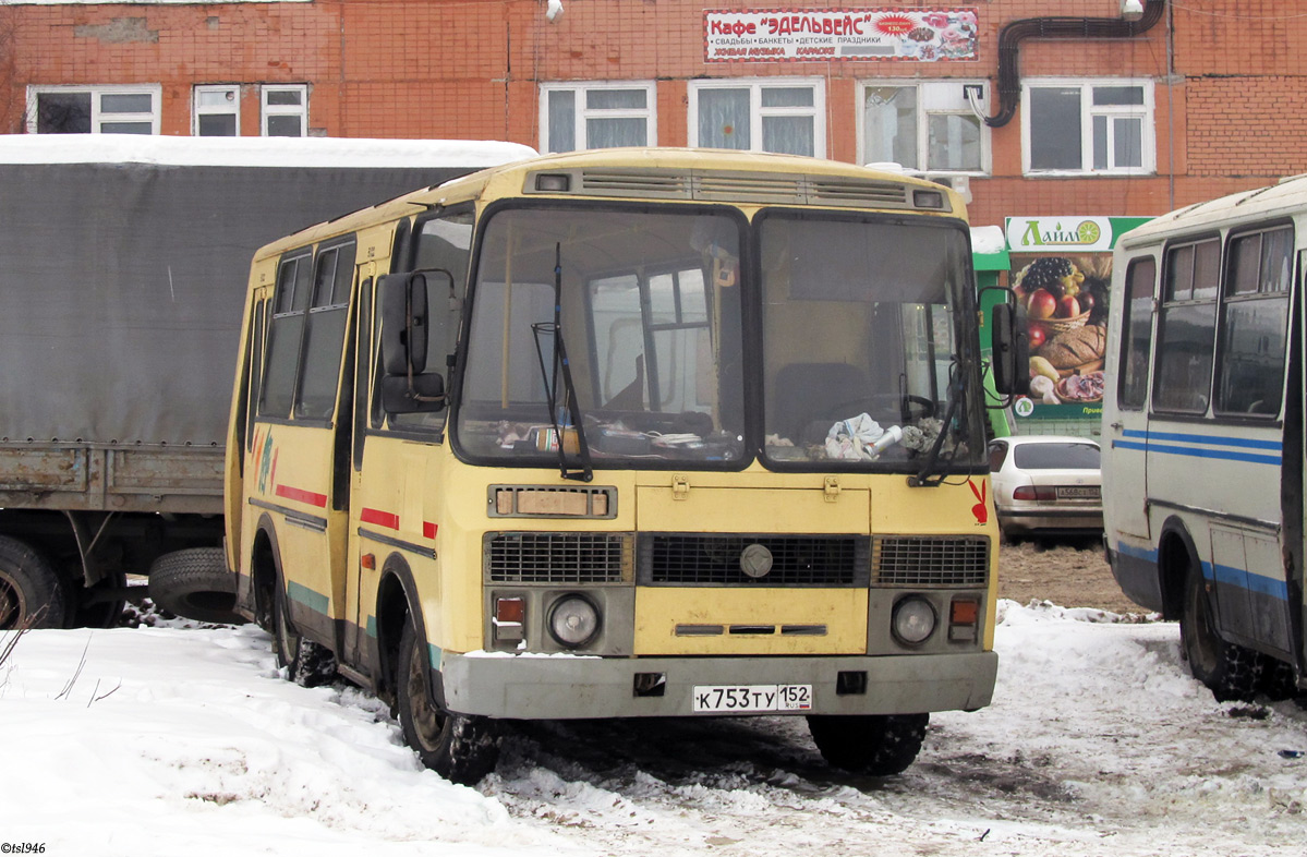 Нижегородская область, ПАЗ-32054 № К 753 ТУ 152