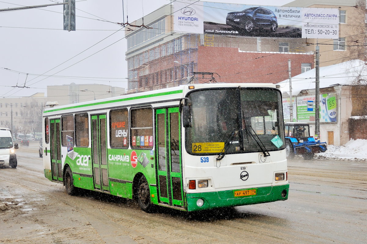 Тульская область, ЛиАЗ-5256.45 № 539