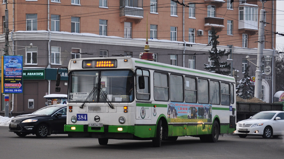Омская область, ЛиАЗ-5256.45 № 384