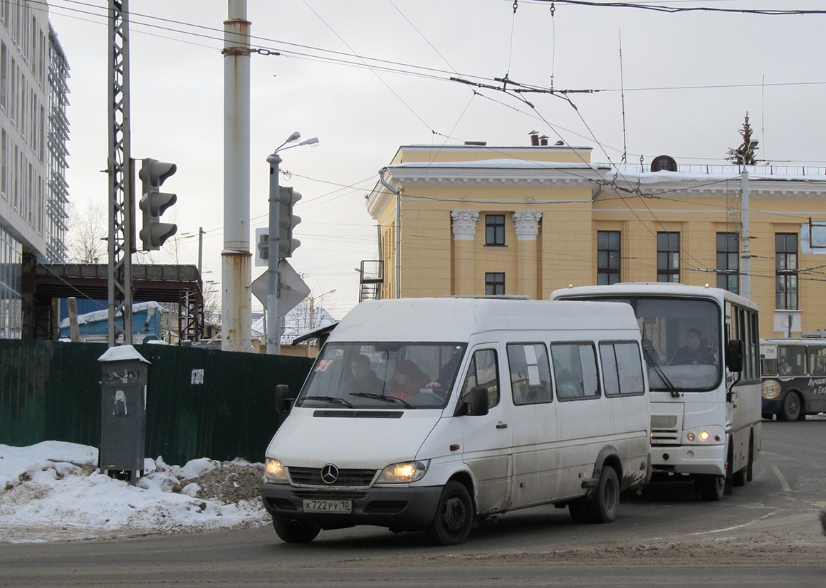 Карелия, Mercedes-Benz Sprinter W904 408CDI № К 722 РУ 10