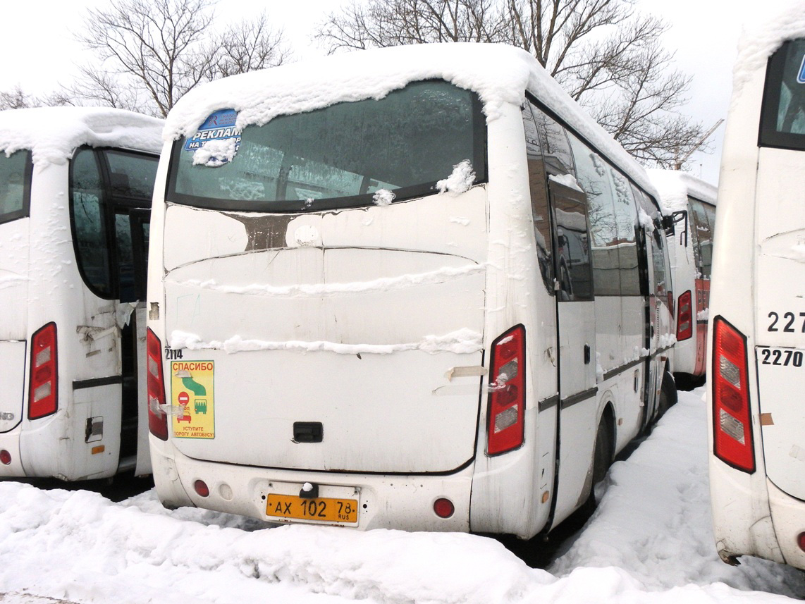 Санкт-Петербург, Yutong ZK6737D № 2114