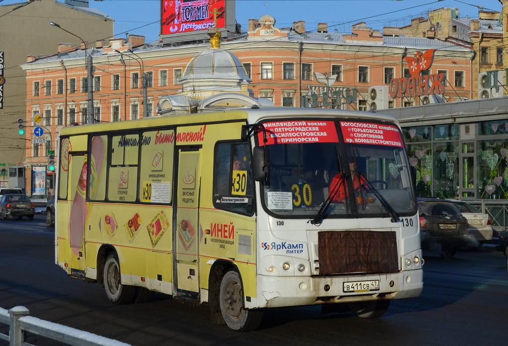 Санкт-Петербург, ПАЗ-320402-03 № 130