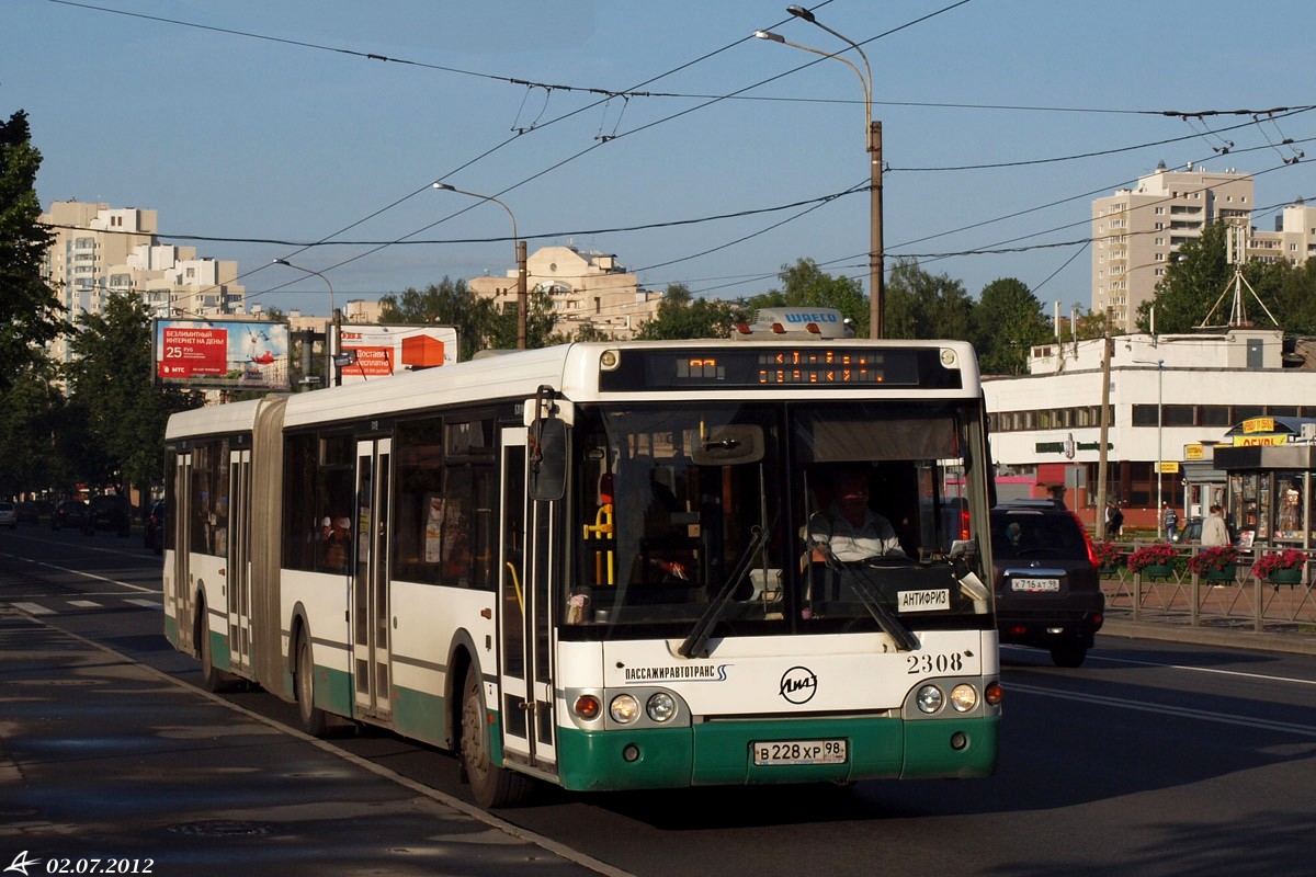 Санкт-Петербург, ЛиАЗ-6213.20 № 2308