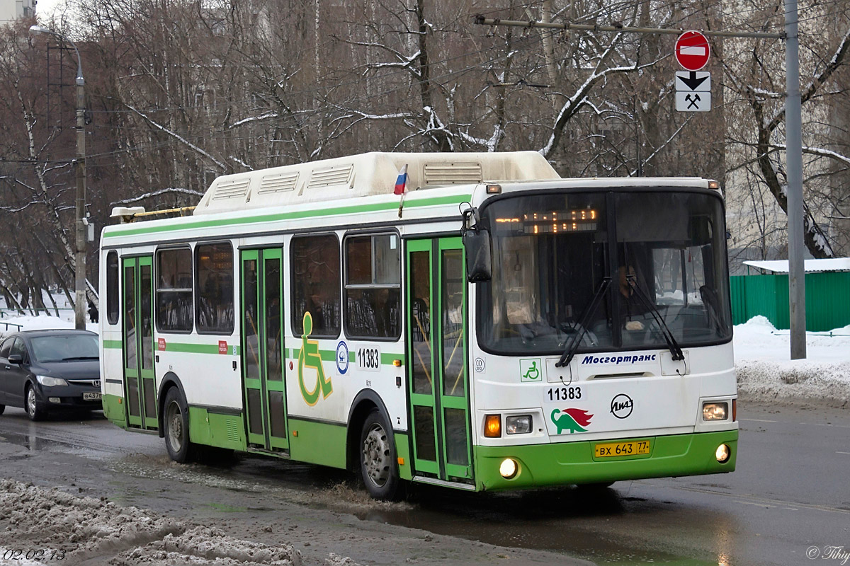 Moskau, LiAZ-5293.70 Nr. 11383