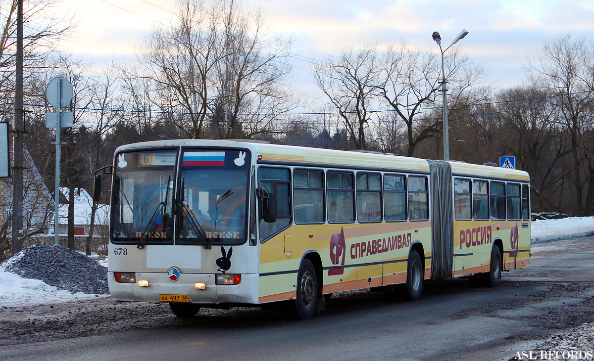 Псковская область, Mercedes-Benz O345G № 678