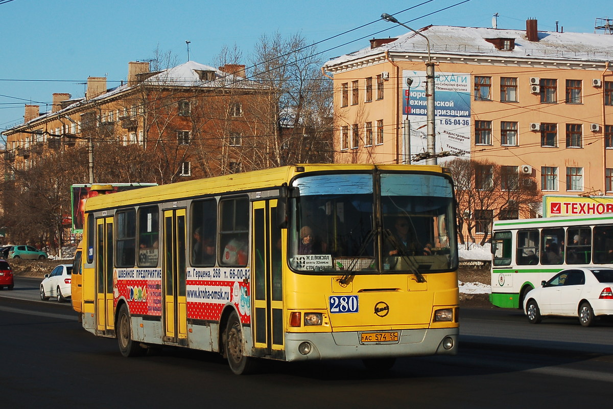 Омская область, ЛиАЗ-5256.45 № 280