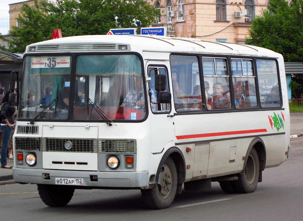 Нижегородская область, ПАЗ-32054 № В 012 АР 152