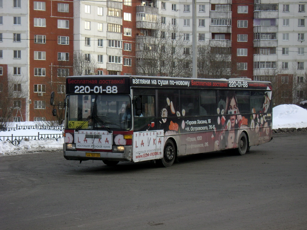 Пермский край, Mercedes-Benz O405 № АА 107 59