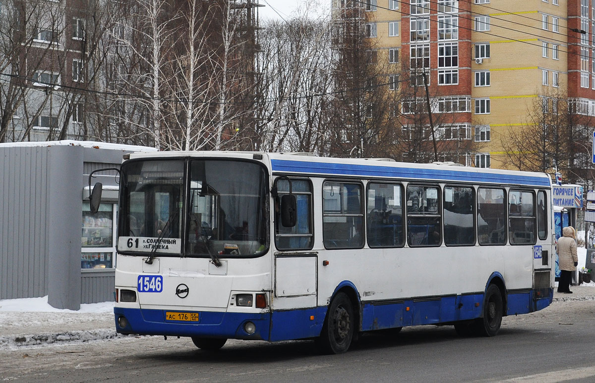 Omsk region, LiAZ-5256.45 Nr. 1546
