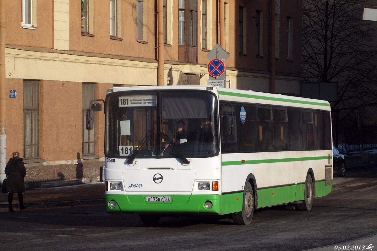 Санкт-Петербург, ЛиАЗ-5293.53 № 3588