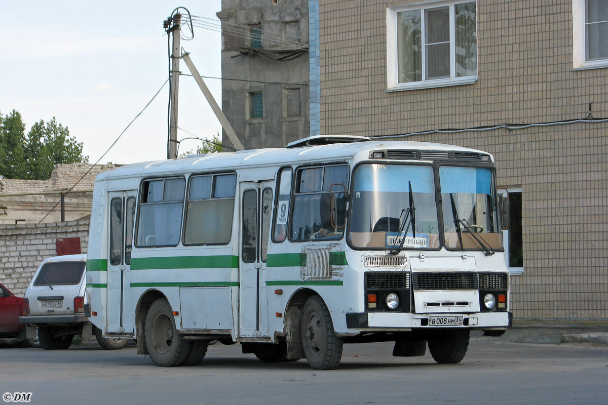 Волгоградская область, ПАЗ-32051 № В 008 НМ 34