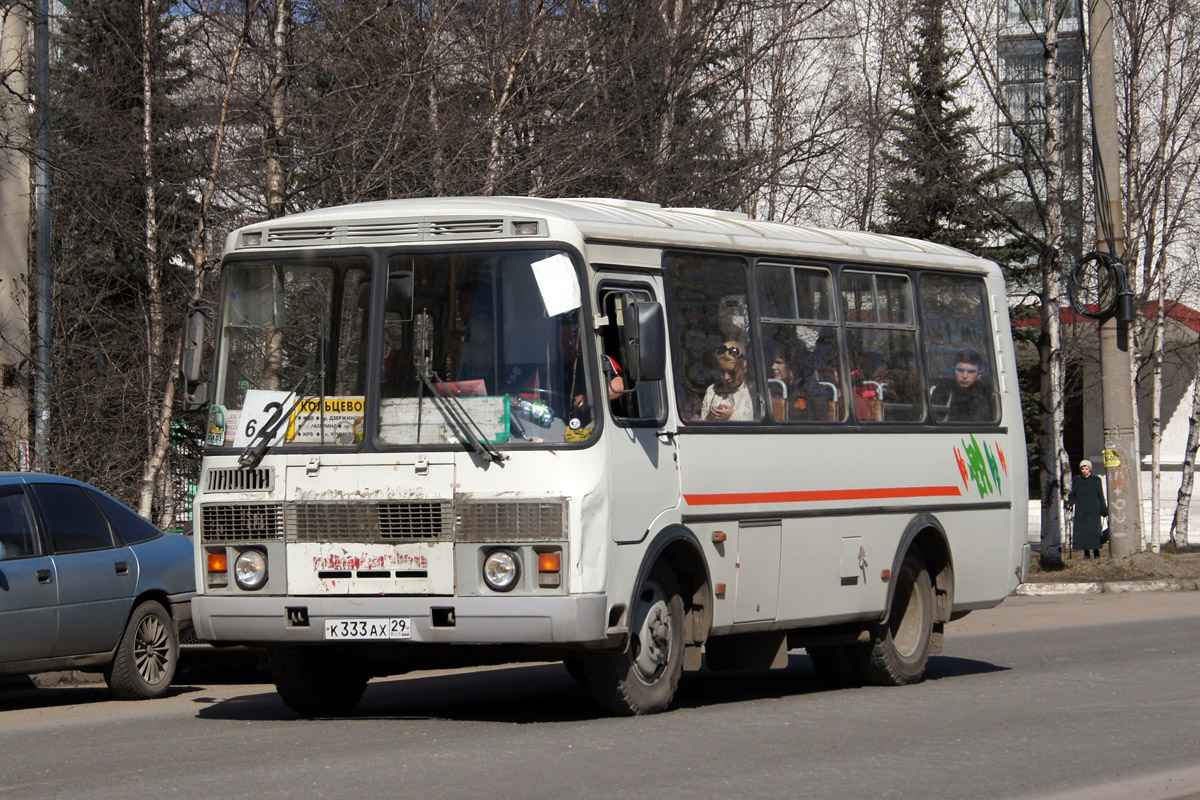 Архангельская область, ПАЗ-32054 № К 333 АХ 29