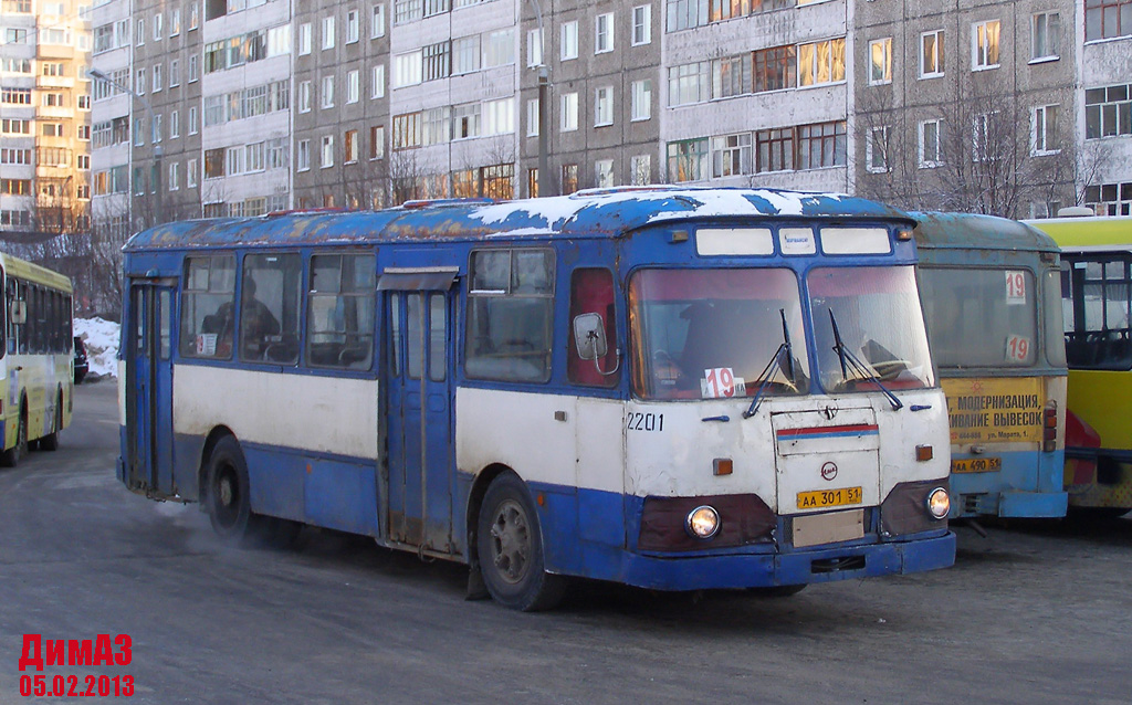 Obwód murmański, LiAZ-677M Nr 2201