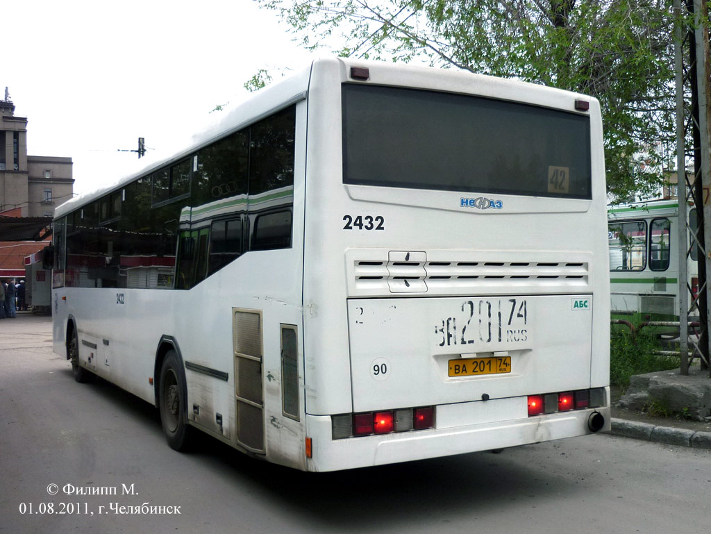 Chelyabinsk region, NefAZ-5299-20-22 Nr. 2432