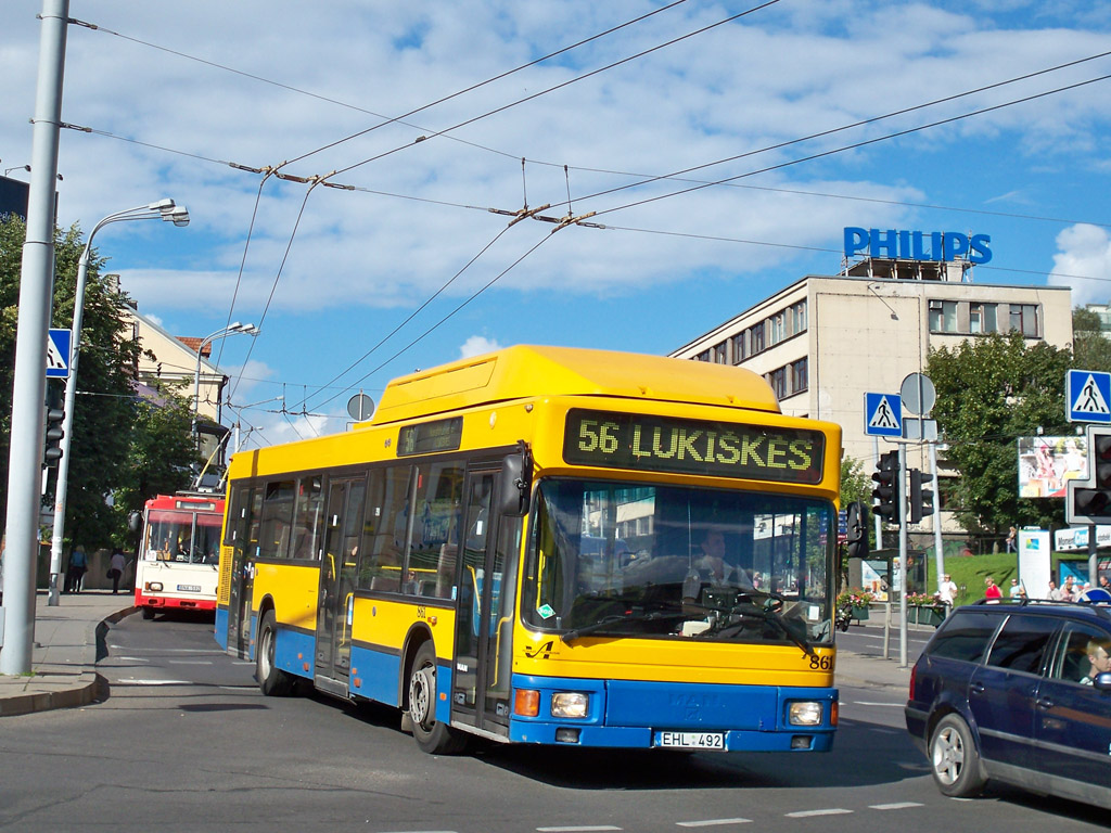 Литва, MAN A15 NL232 CNG № 861