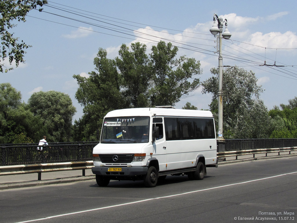 Полтавская область, Mercedes-Benz Vario 614D № BI 1827 AA