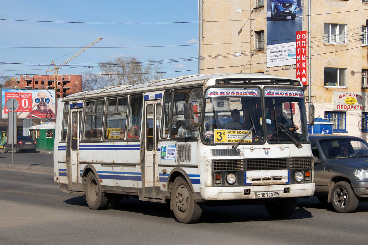 Архангельская область, ПАЗ-4234 № С 181 СХ 29