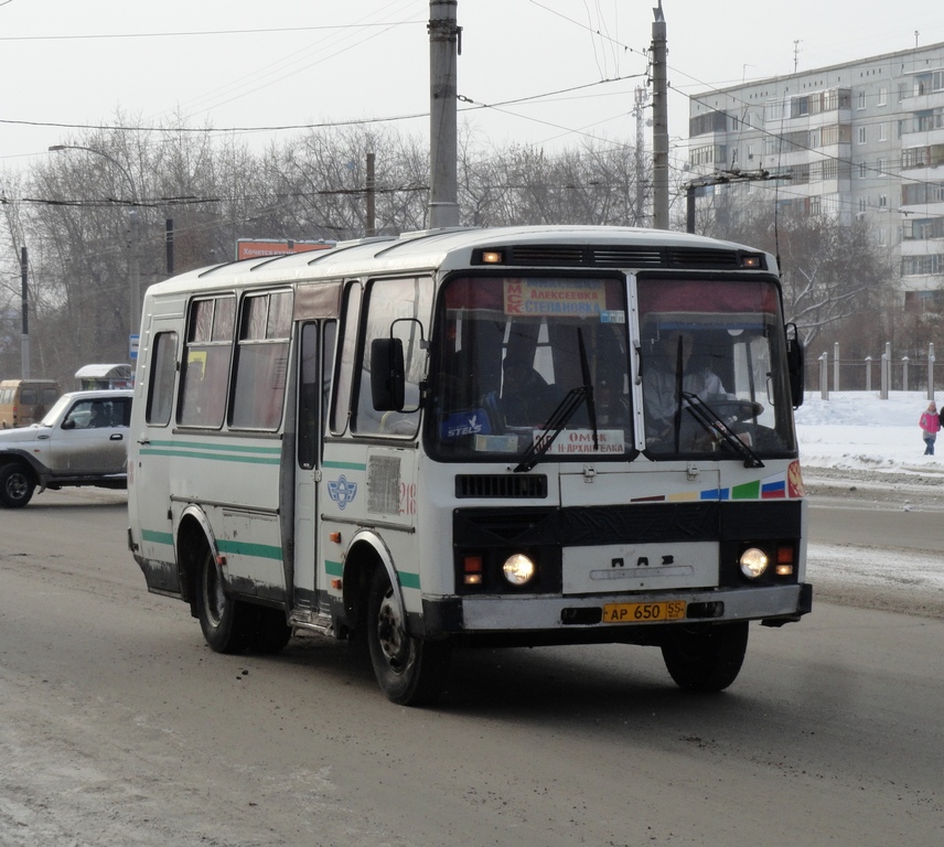 Омская область, ПАЗ-32053 № 218