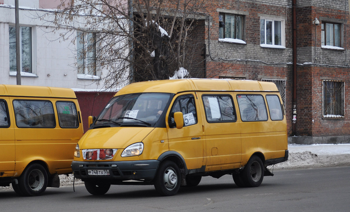 Omsk region, GAZ-322132 (XTH, X96) Nr. Р 748 ТХ 55