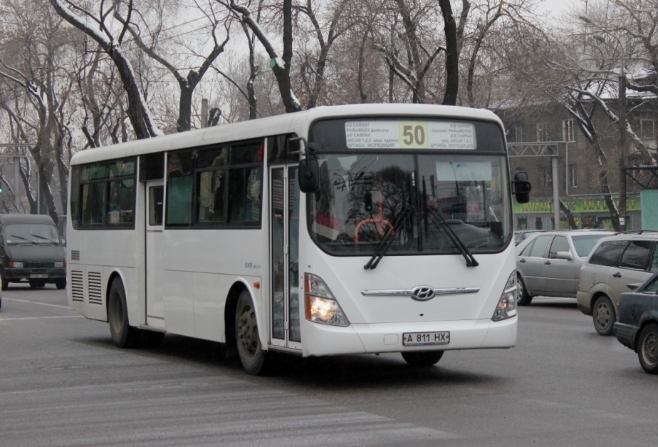 Алматы, Hyundai New Super AeroCity 1F/L № A 811 HX