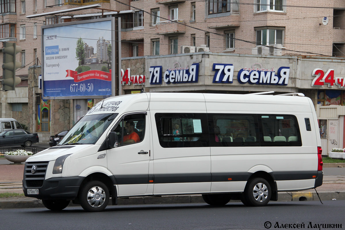 Санкт-Петербург, БТД-2219 (Volkswagen Crafter) № В 210 ВВ 178