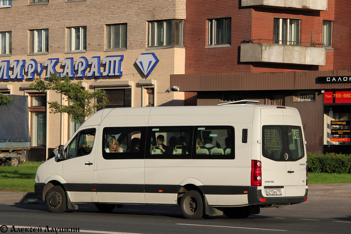 Санкт-Петербург, БТД-2219 (Volkswagen Crafter) № В 213 ВВ 178