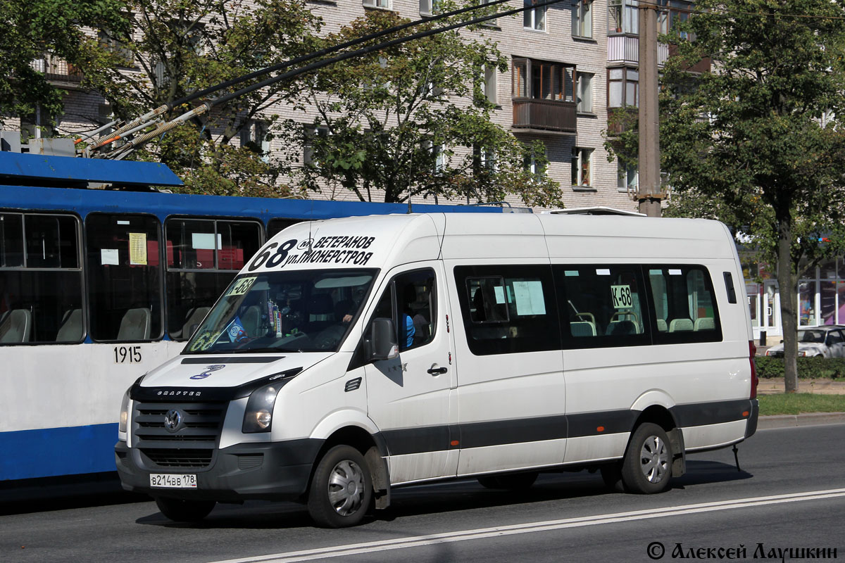 Санкт-Петербург, БТД-2219 (Volkswagen Crafter) № В 214 ВВ 178