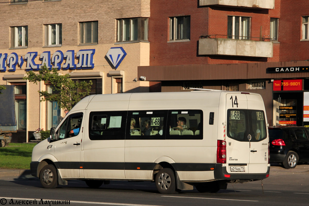 Санкт-Петербург, БТД-2219 (Volkswagen Crafter) № В 214 ВВ 178