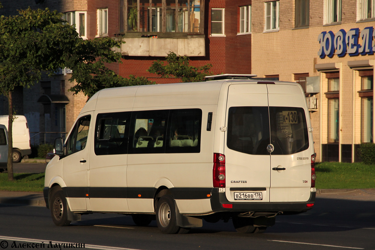 Санкт-Петербург, БТД-2219 (Volkswagen Crafter) № В 216 ВВ 178