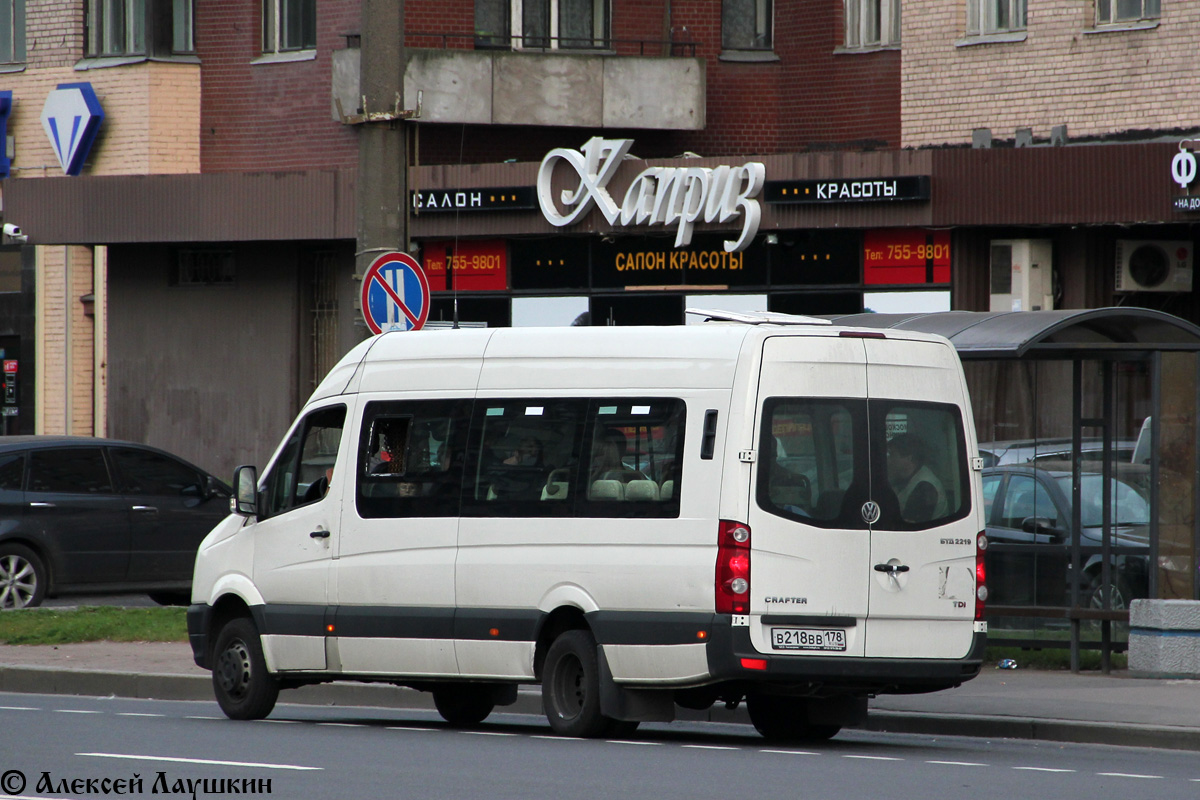 Санкт-Петербург, БТД-2219 (Volkswagen Crafter) № В 218 ВВ 178