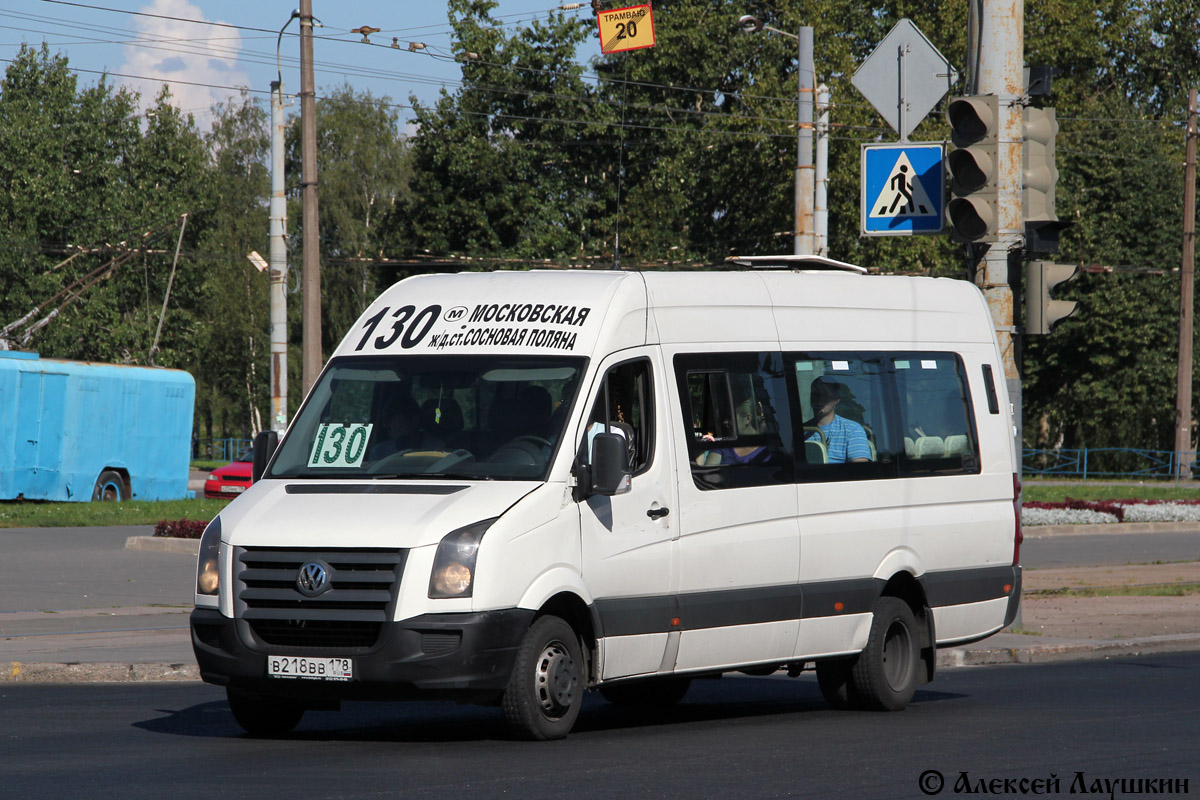 Санкт-Петербург, БТД-2219 (Volkswagen Crafter) № В 218 ВВ 178