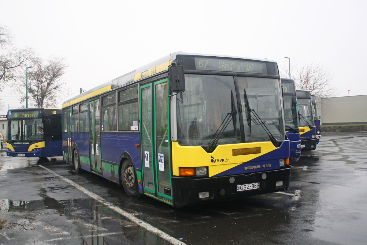 Венгрия, Ikarus 415.35 № 863