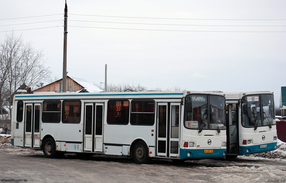 Nizhegorodskaya region, LiAZ-5256.25 Nr. АС 837 52