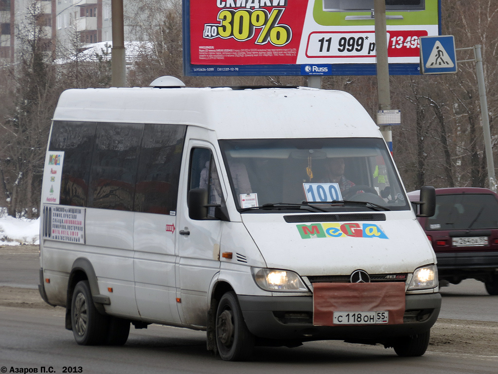 Омская область, 904.663 (Mercedes-Benz Sprinter 413CDI) № С 118 ОН 55