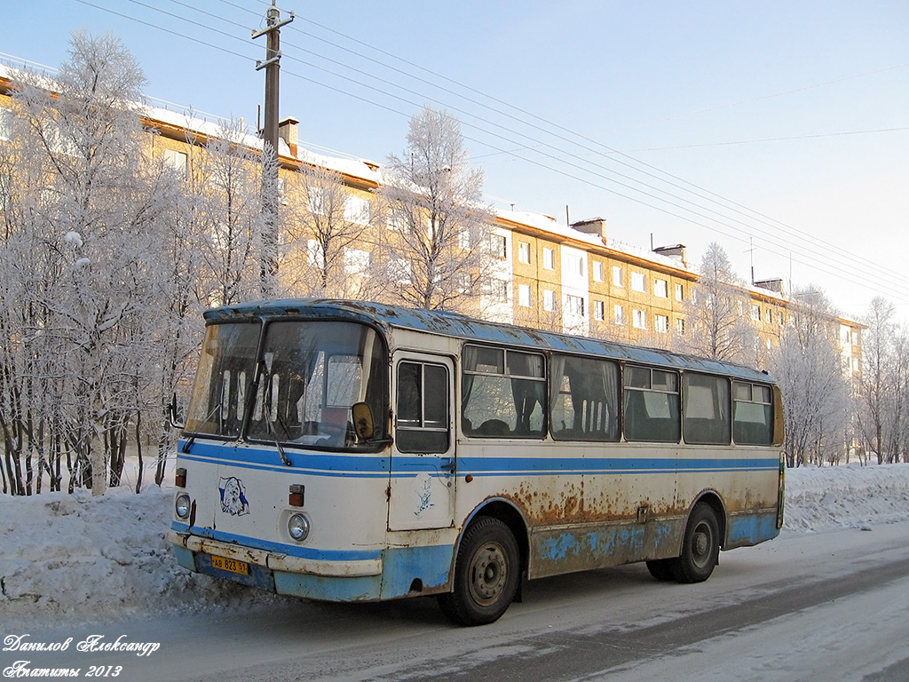 Мурманская область, ЛАЗ-695Н № АВ 823 51