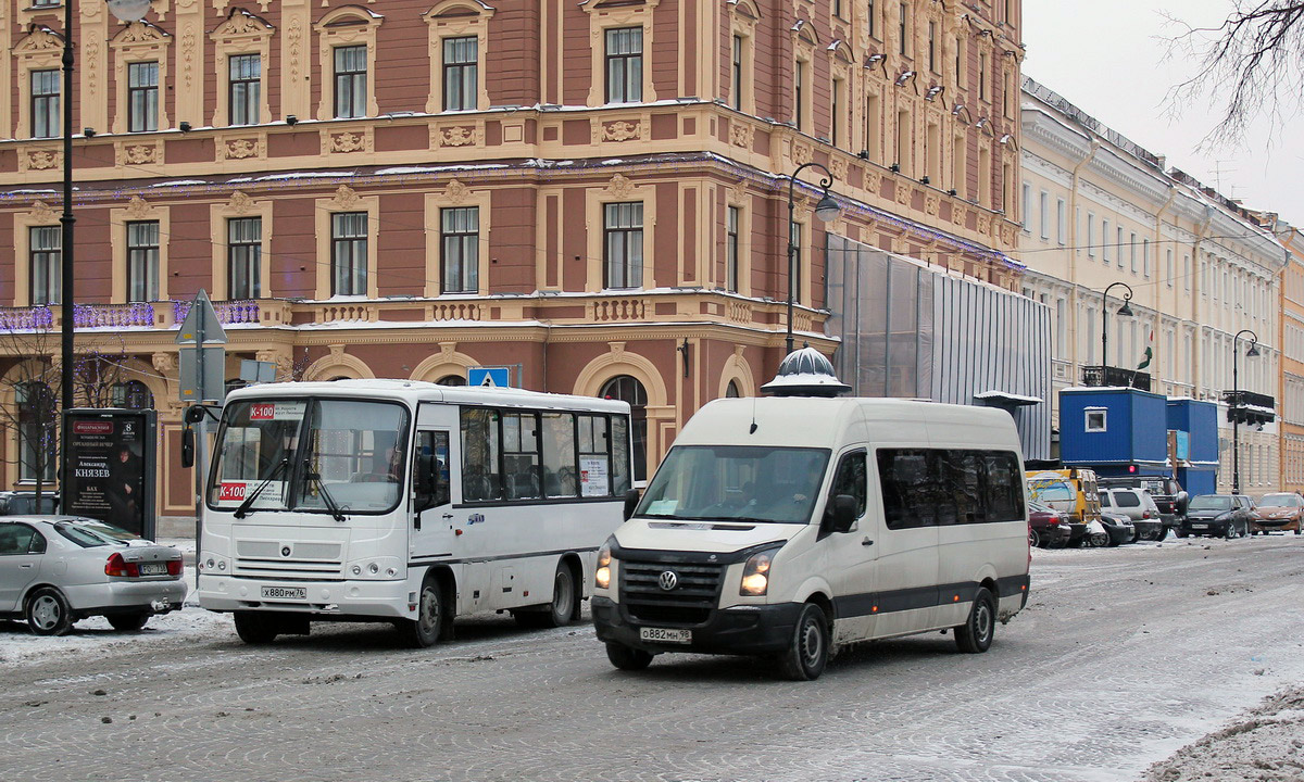 Санкт-Петербург, Volkswagen Crafter № О 882 МН 98