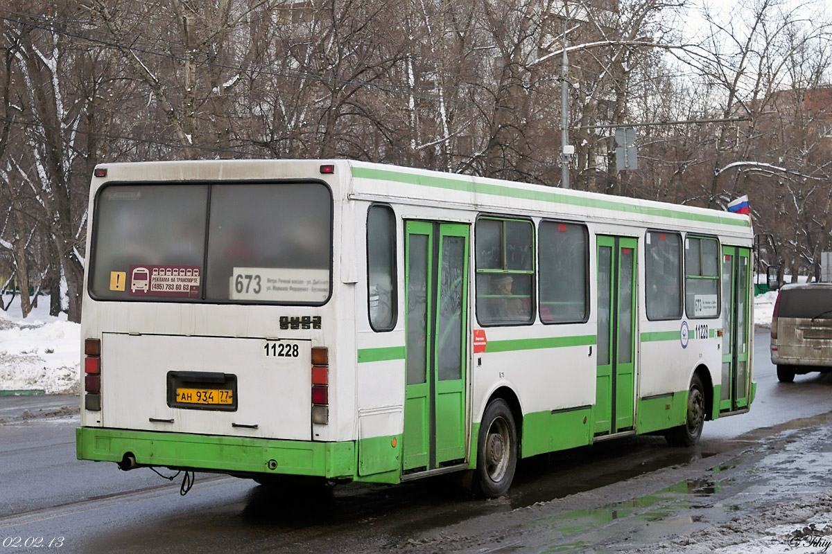 Moskau, LiAZ-5256.25 Nr. 11228