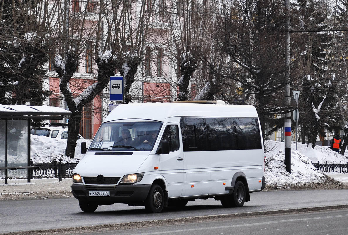 Омская область, Самотлор-НН-323770 (MB Sprinter 411CDI) № С 542 ОО 55