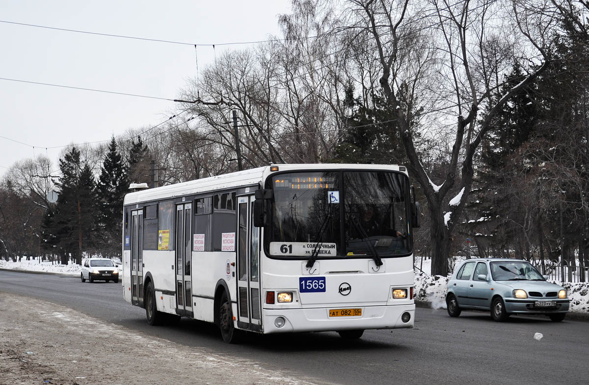 Omsk region, LiAZ-5293.00 Nr. 1565