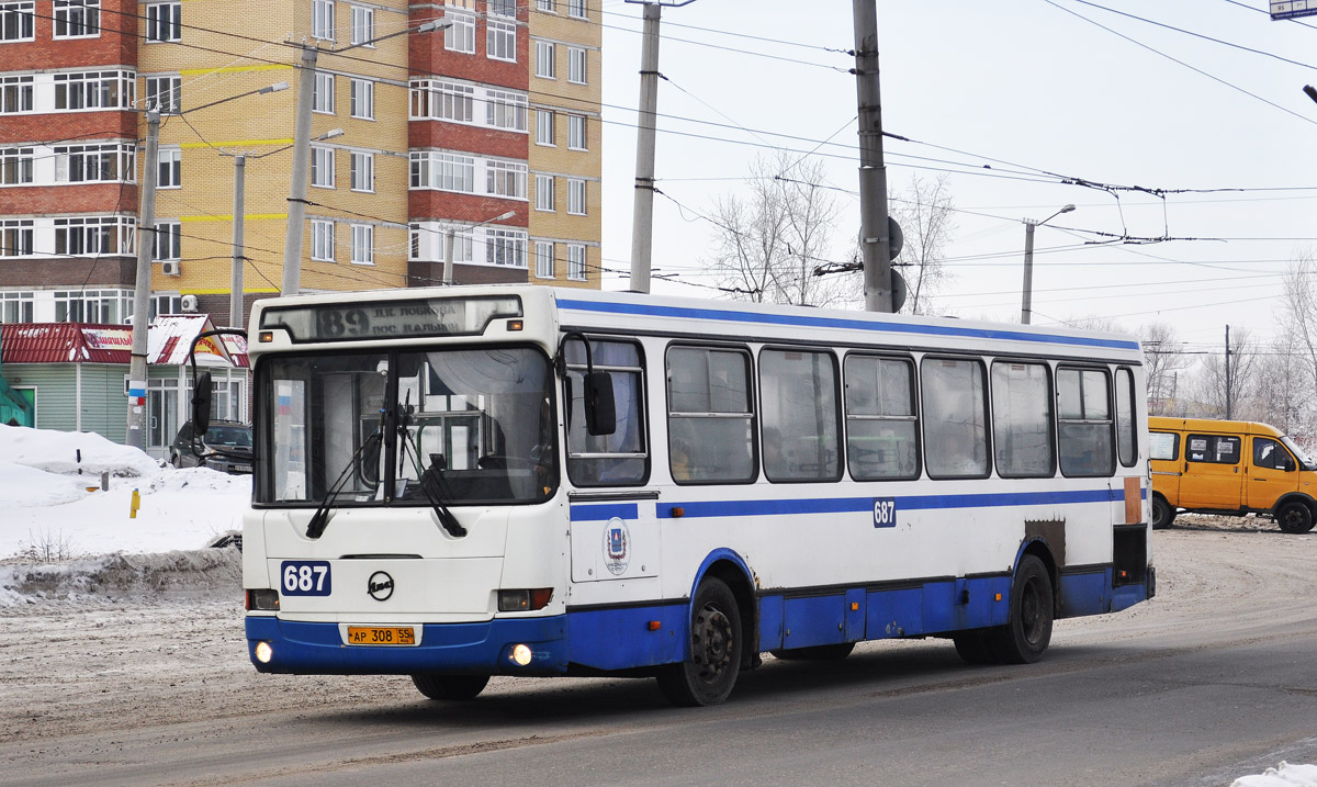 Omsk region, LiAZ-5256.45 č. 687