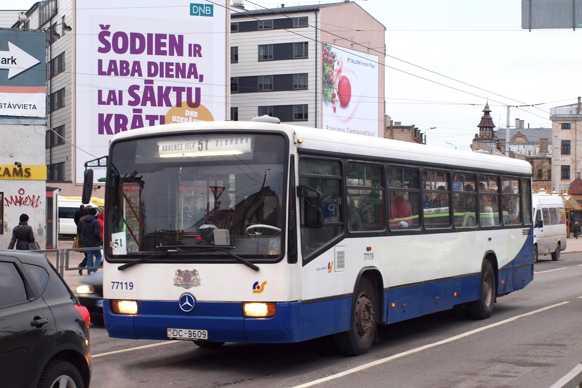 Латвия, Mercedes-Benz O345 № 77119