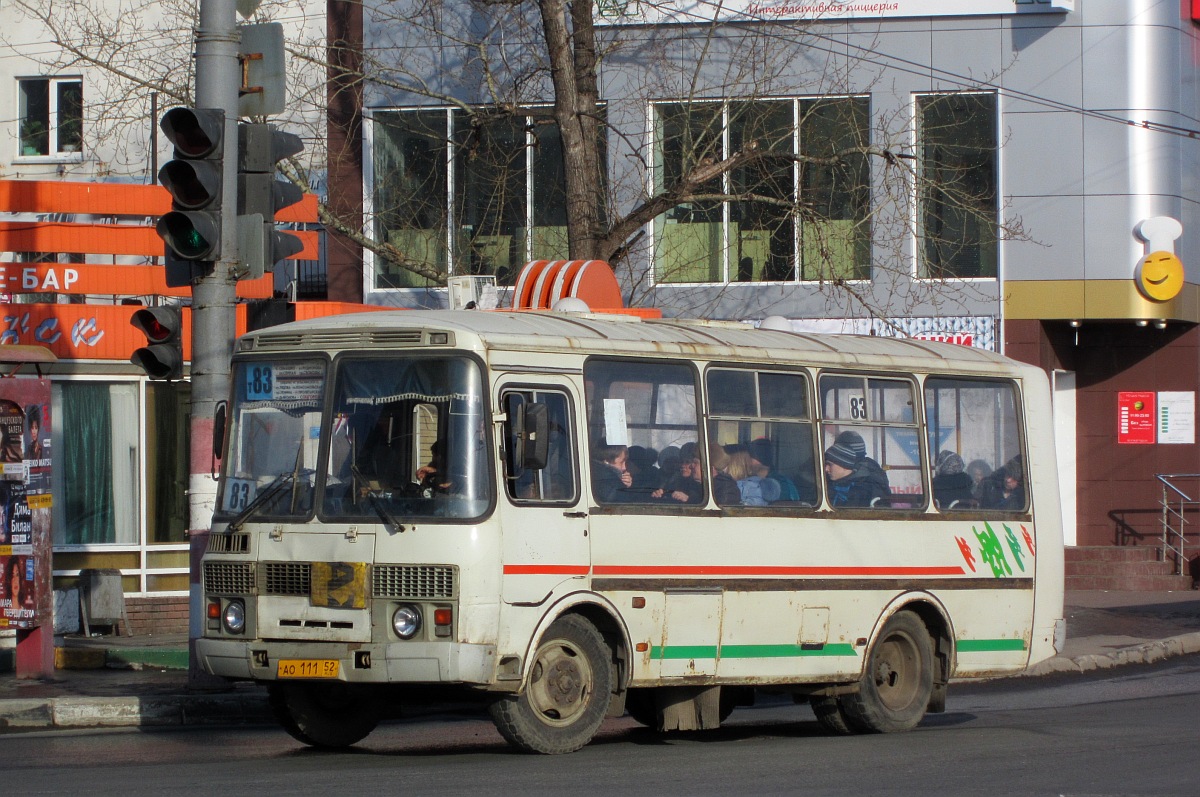 Нижегородская область, ПАЗ-32054 № АО 111 52