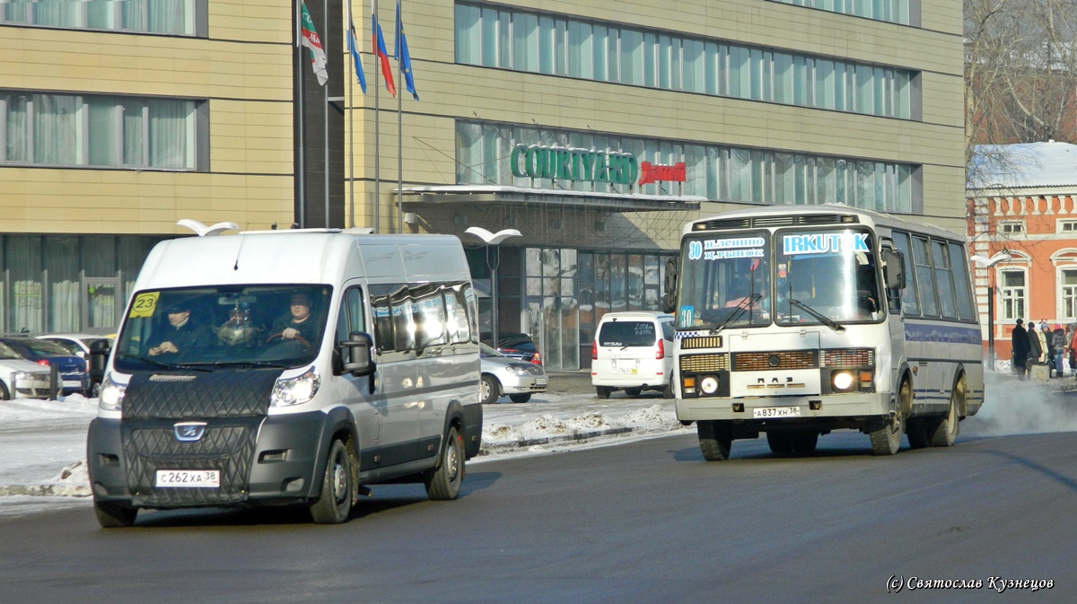 Иркутская область, Нижегородец-2227SK (Peugeot Boxer) № С 262 ХА 38; Иркутская область, ПАЗ-32054 № А 837 ХН 38; Иркутская область — Разные фотографии