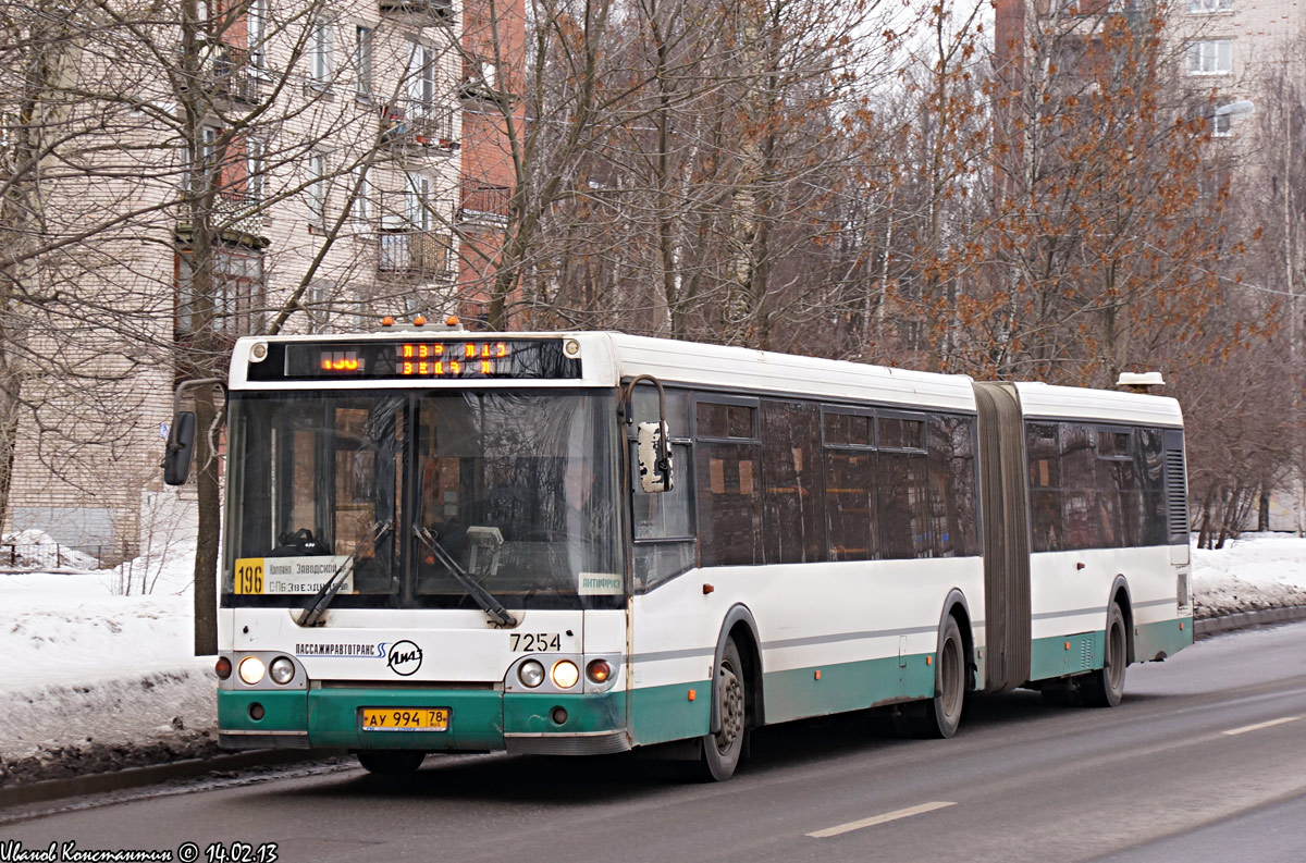 Санкт-Петербург, ЛиАЗ-6213.20 № 7254