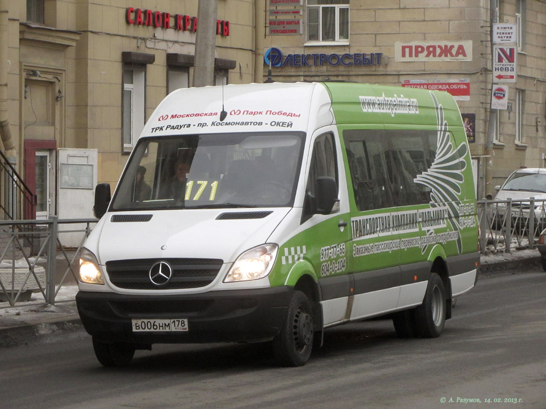 Санкт-Петербург, Луидор-22360C (MB Sprinter) № В 006 НМ 178