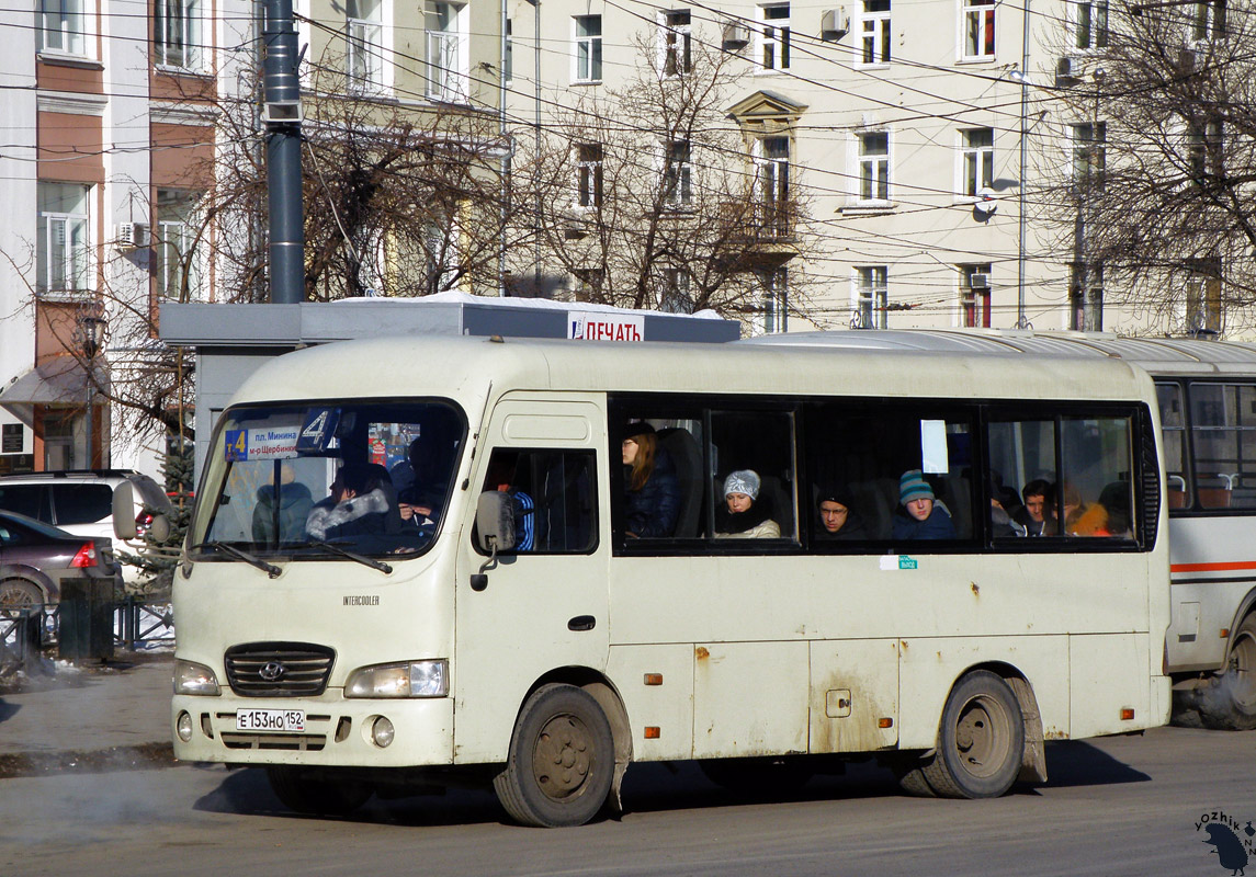 Нижегородская область, Hyundai County SWB C08 (РЗГА) № Е 153 НО 152